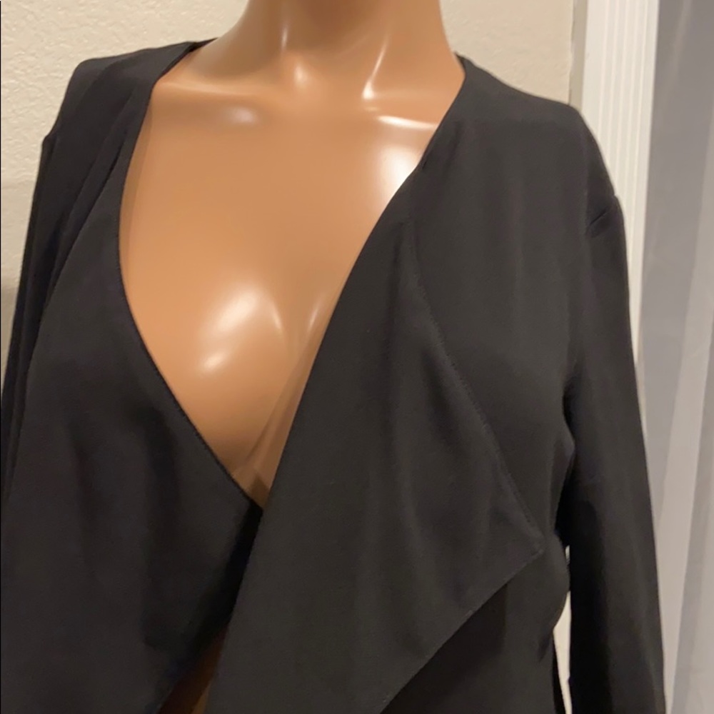 Olive and oak black cardigan Sz small (2)